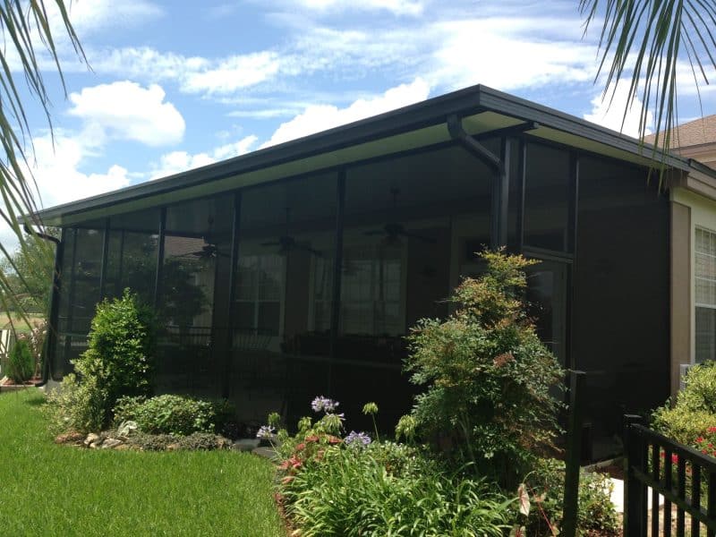 Gallery - Screen Rooms & Lanai Enclosures - Elite Roof Screen Room with Shingles (2)