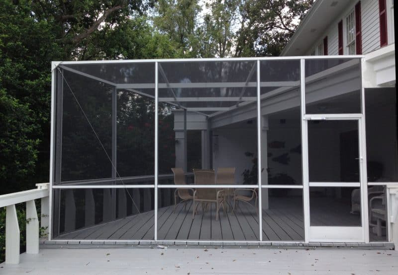 Gallery - Screen Rooms & Lanai Enclosures - Screen Room Triangular Roof